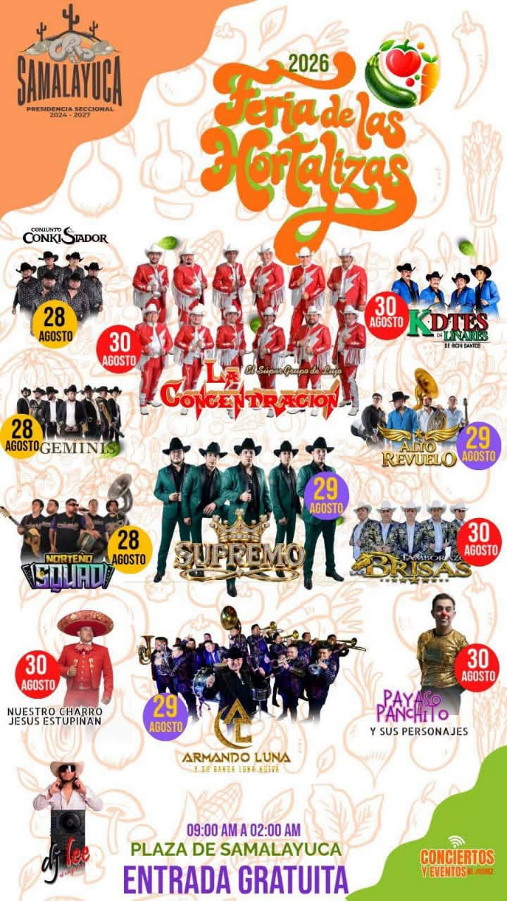 feria de las hortalizas samalayuca 2026