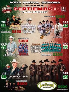 fiestas patrias agua prieta 2026