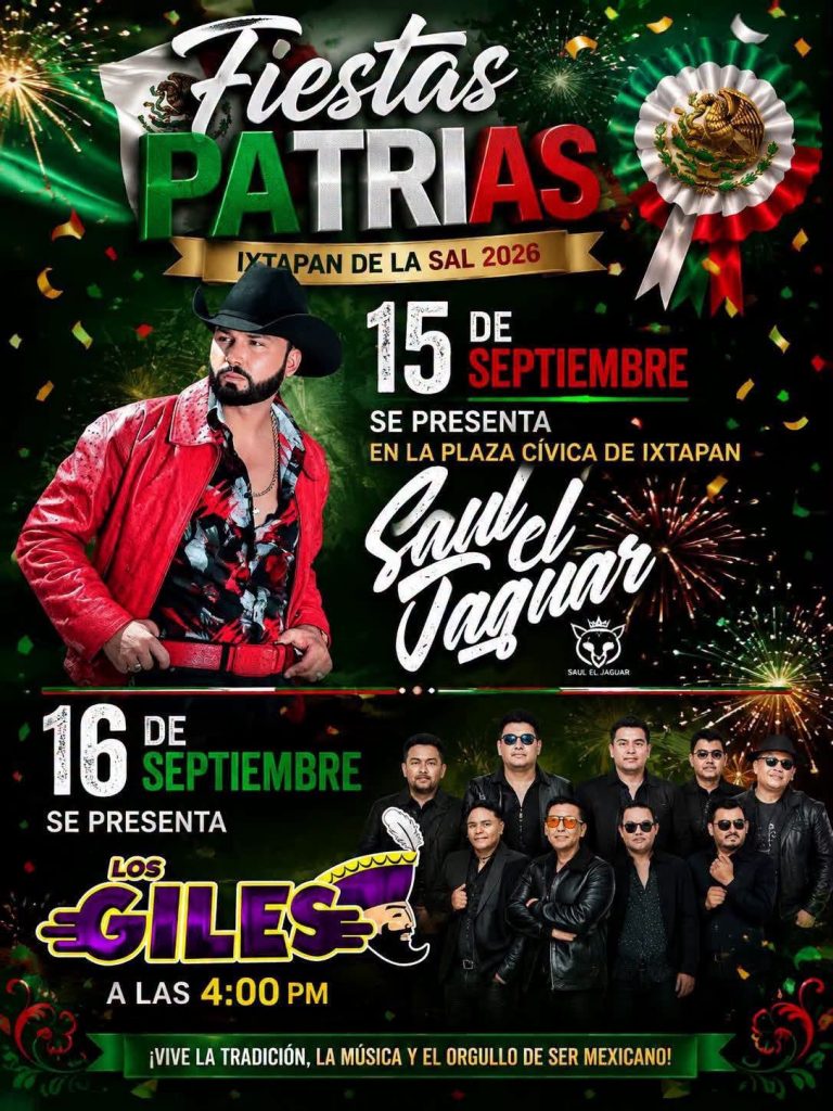artistas fiestas patrias ixtapan de la sal 2026