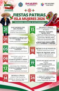 fiestas patrias isla mujeres 2026