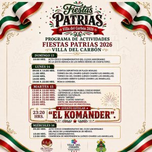 fiestas patrias villa del carbón 2026