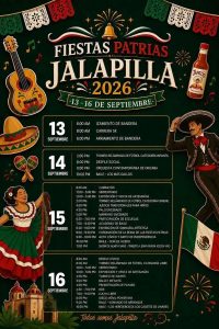 programa fiestas patrias jalapilla 2026