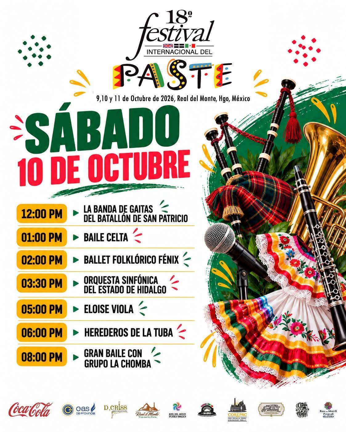 programa festival del paste 202610 de octubre