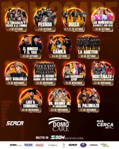 artistas domo care octube diciembre 2026