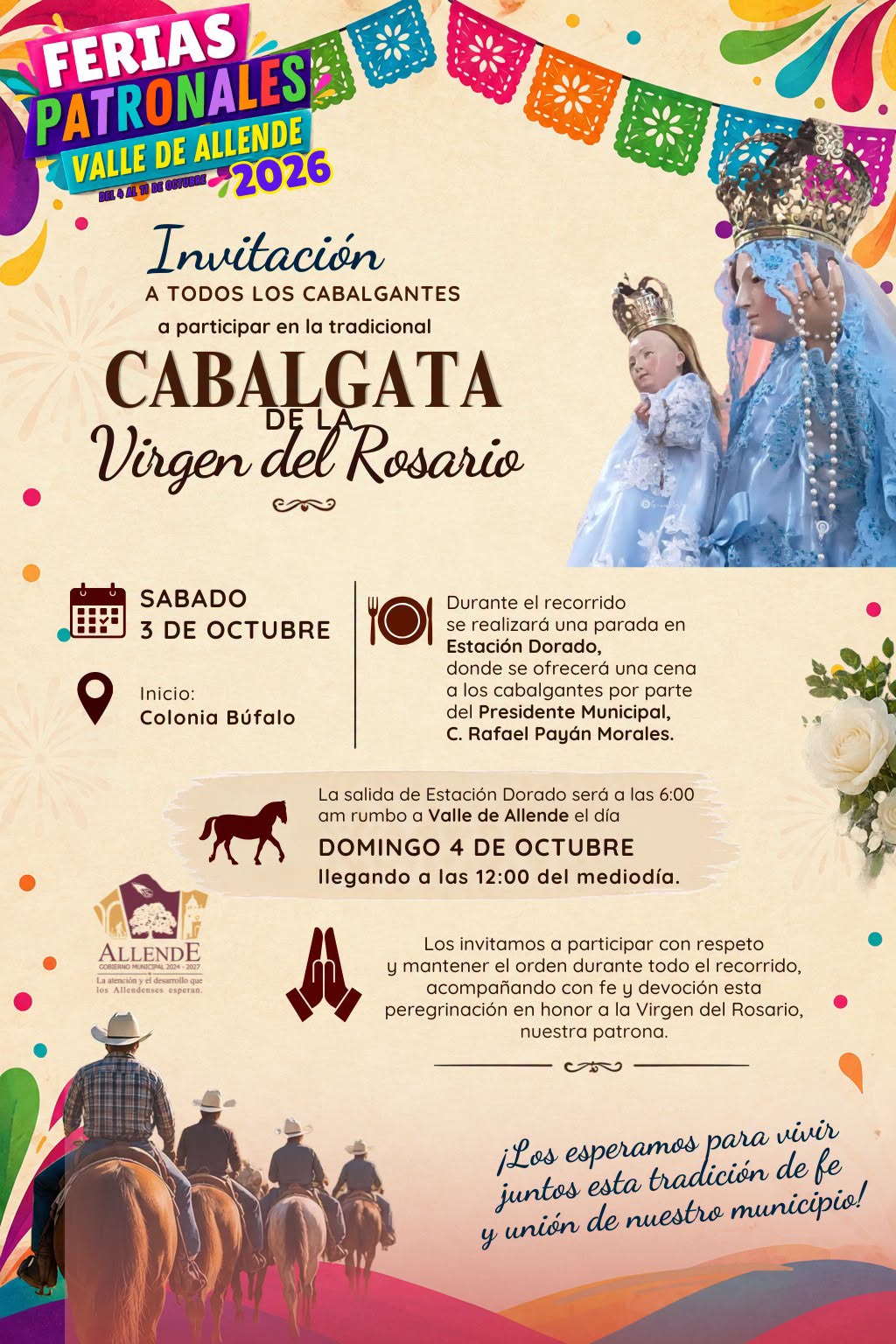 cabalgata feria de allende 2026