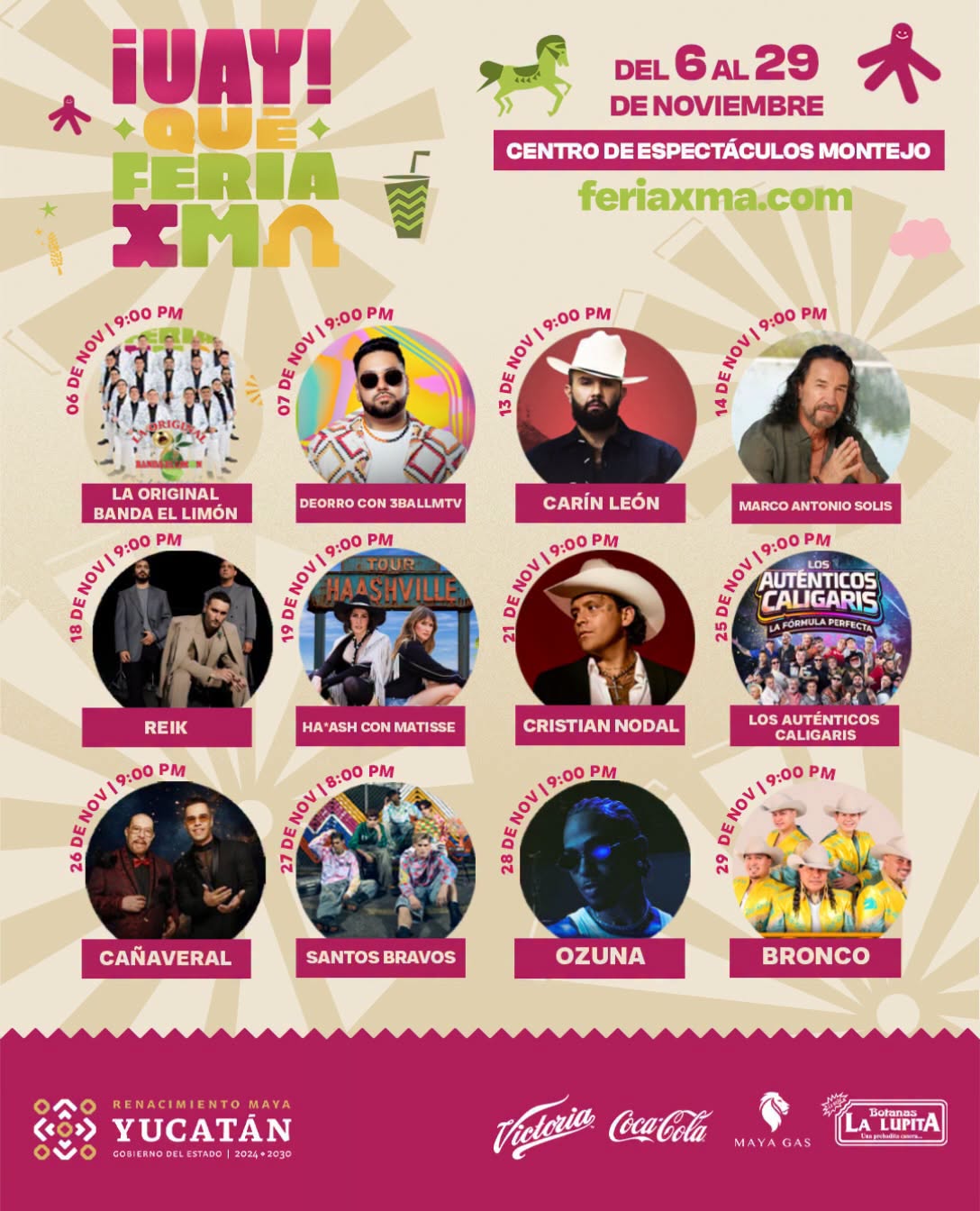 cartelera centro de espectáculos montejo 2026