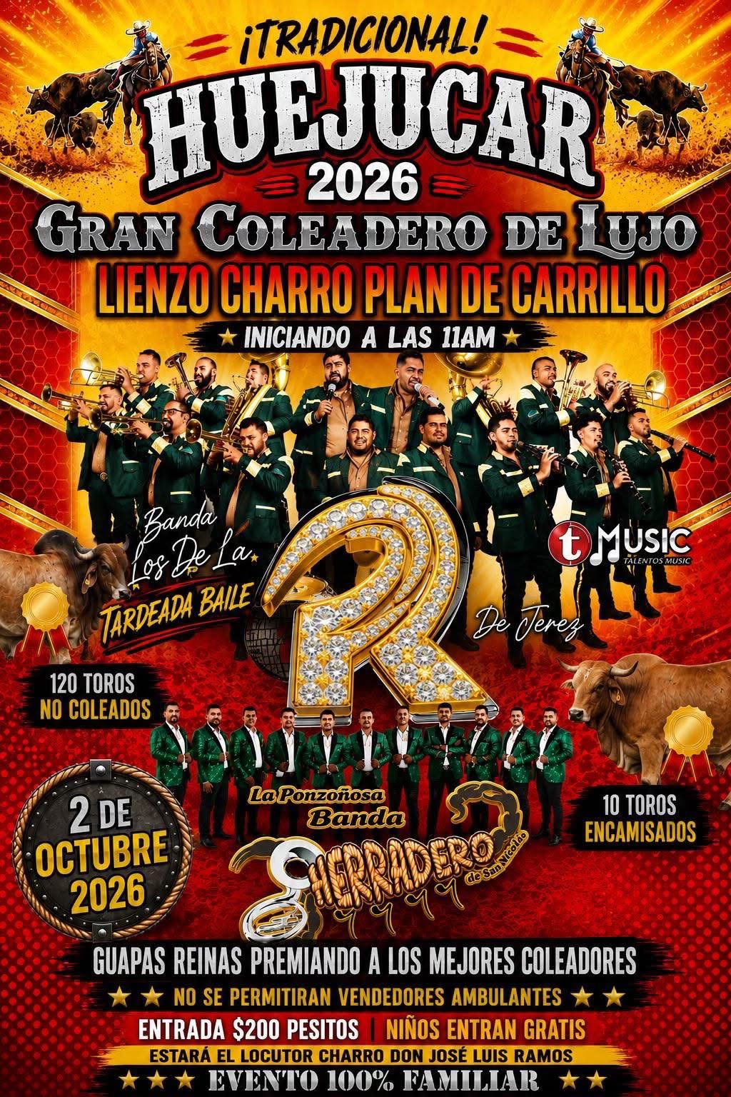 coleadero feria huejucar 2026