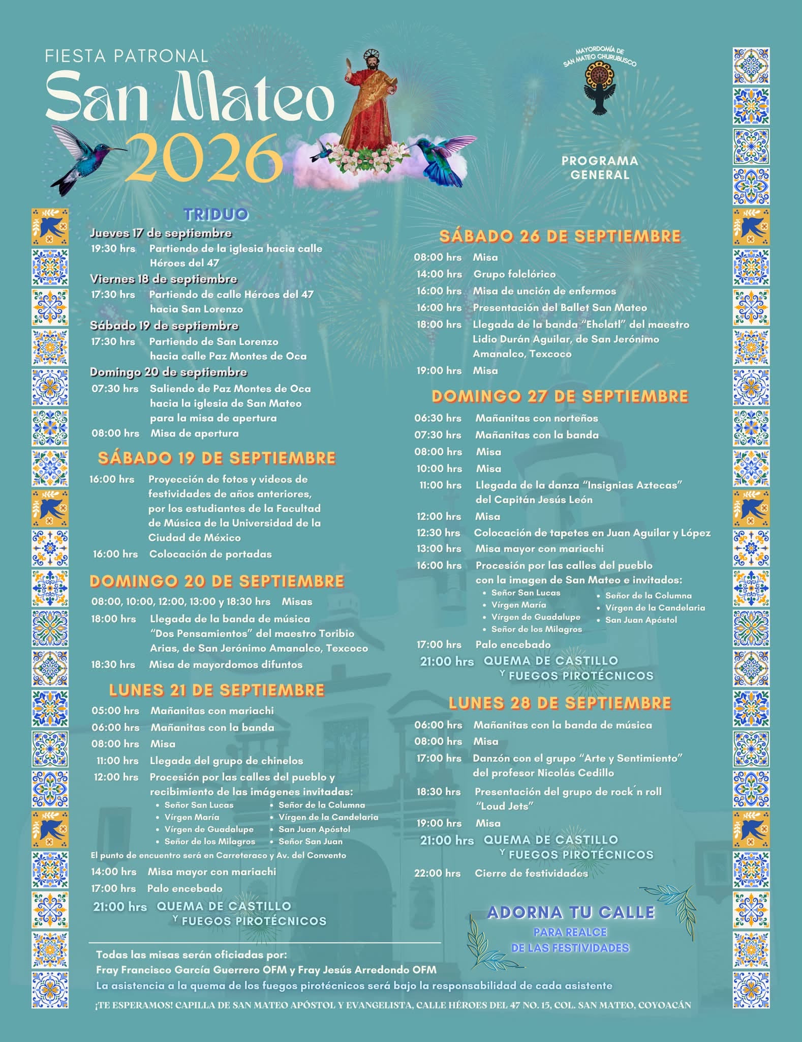 feria san mateo churubusco 2026