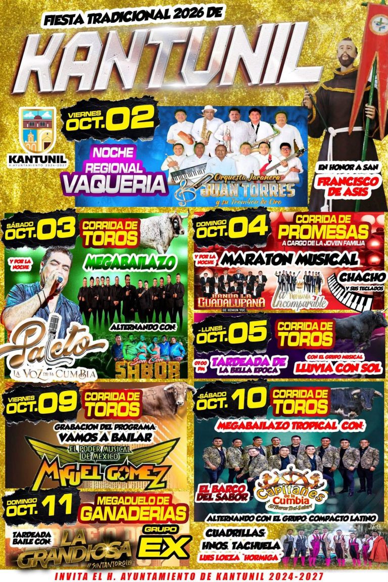 fiesta tradicional kantunil 2026