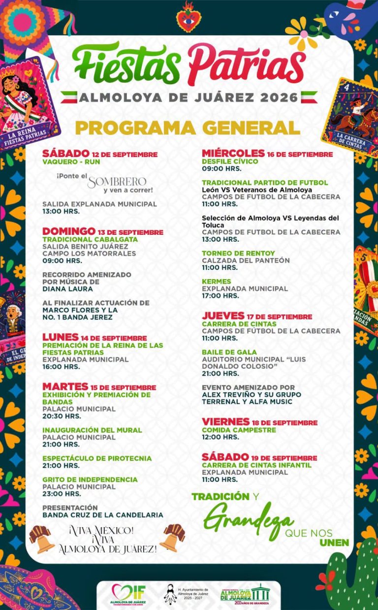 fiestas patrias almoloya de juarez 2026