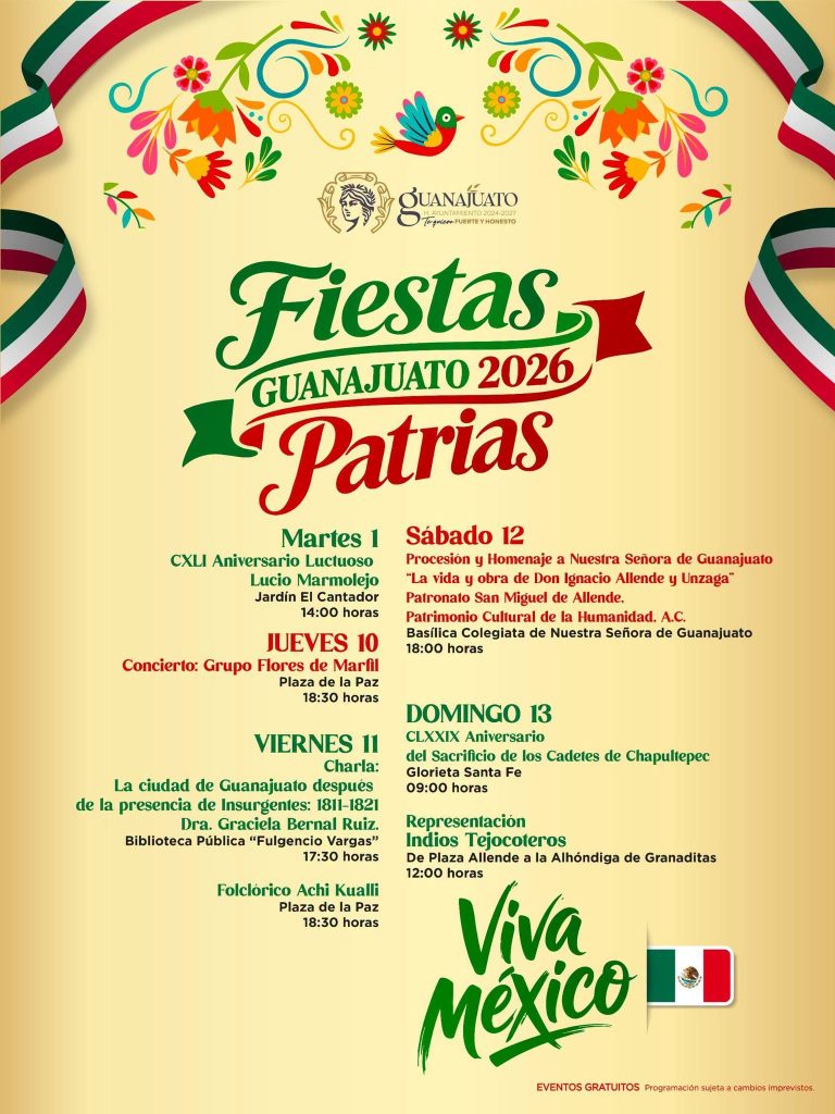fiestas patrias guanajuato 2026