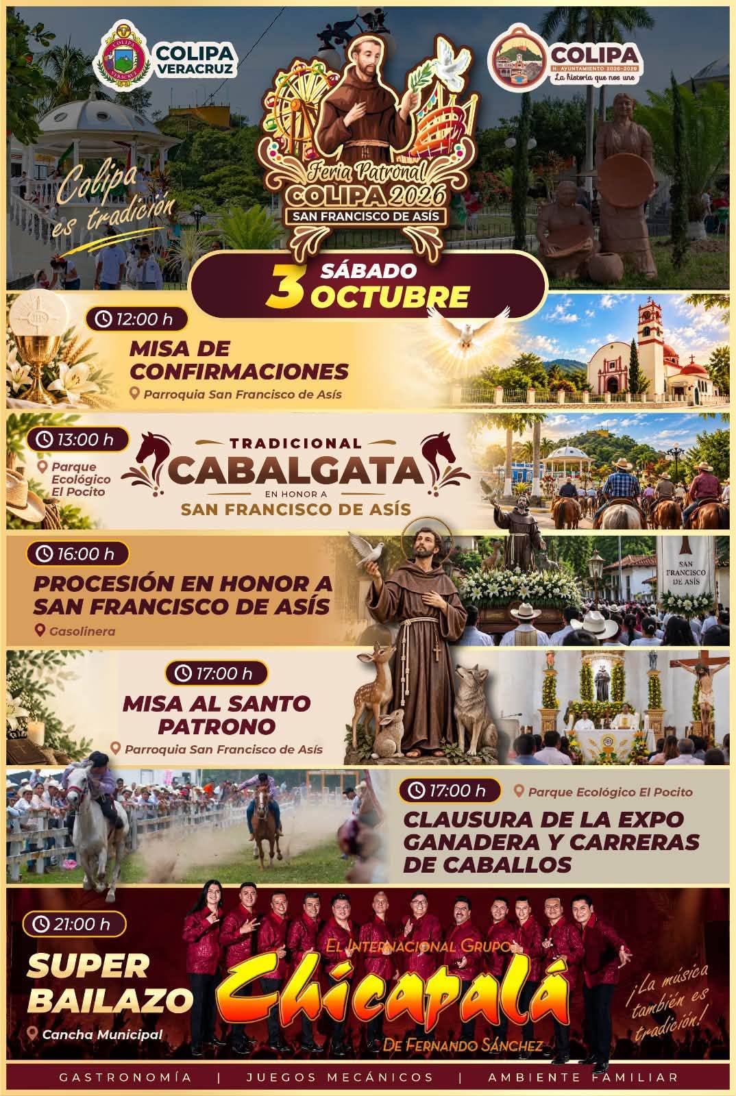 programa feria colipa 2026 3 de octubre