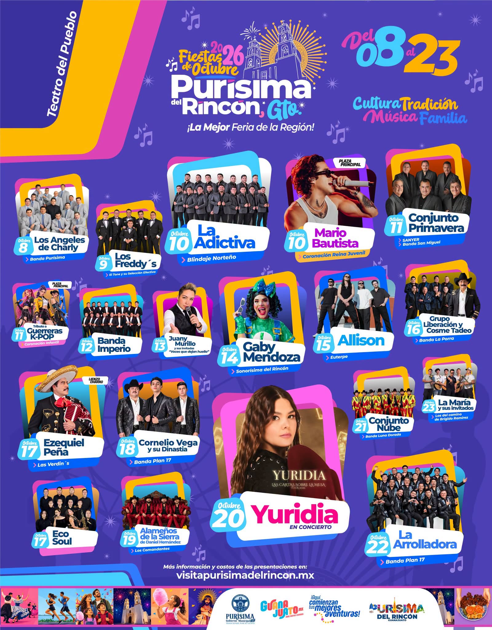teatro del pueblo feria purisima del rincón 2026
