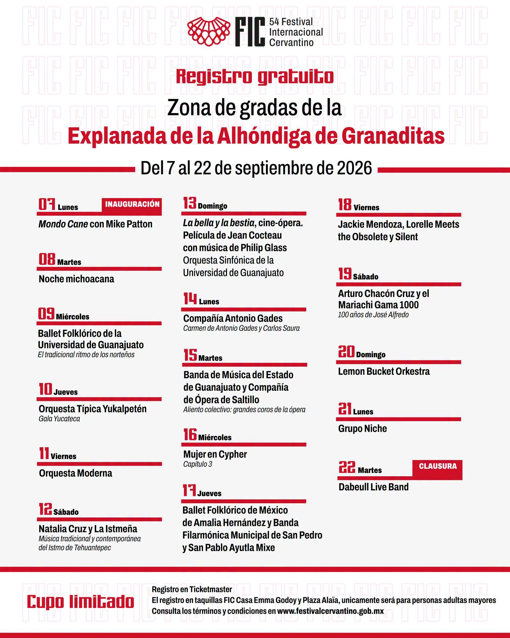 programa festival cervantino 2026