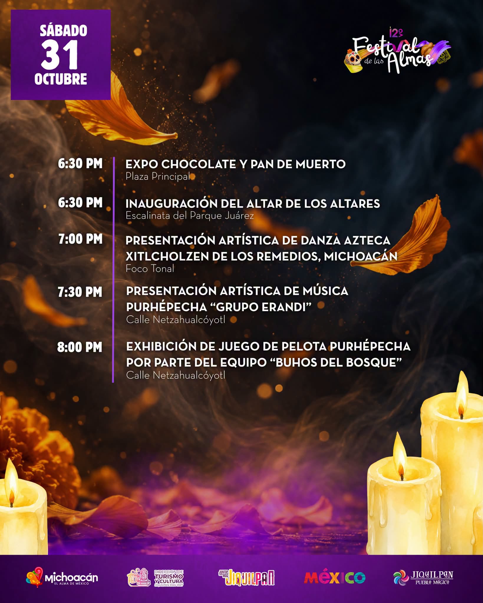 festival de las almas jiquilpan 2026 31 de octubre