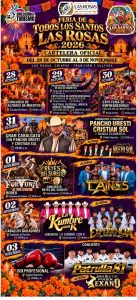 feria de todos los santos las rosas 2026