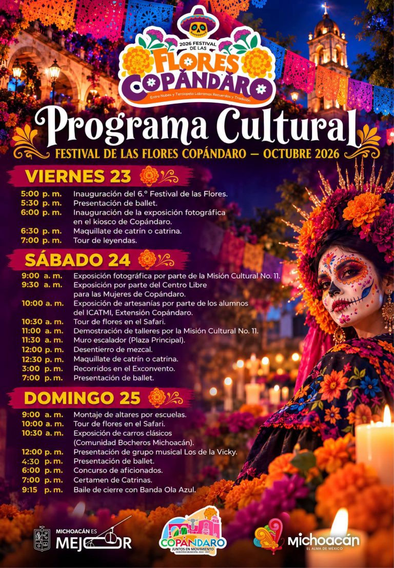 festival de las flores copándaro 2026