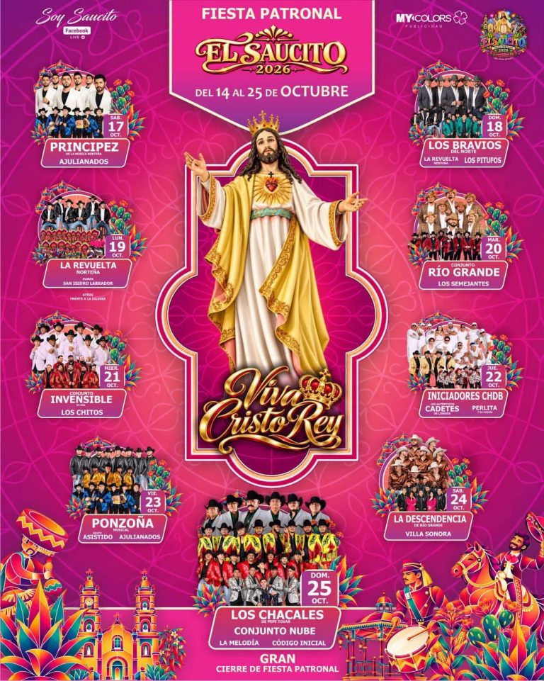 fiesta patronal el saucito 2026