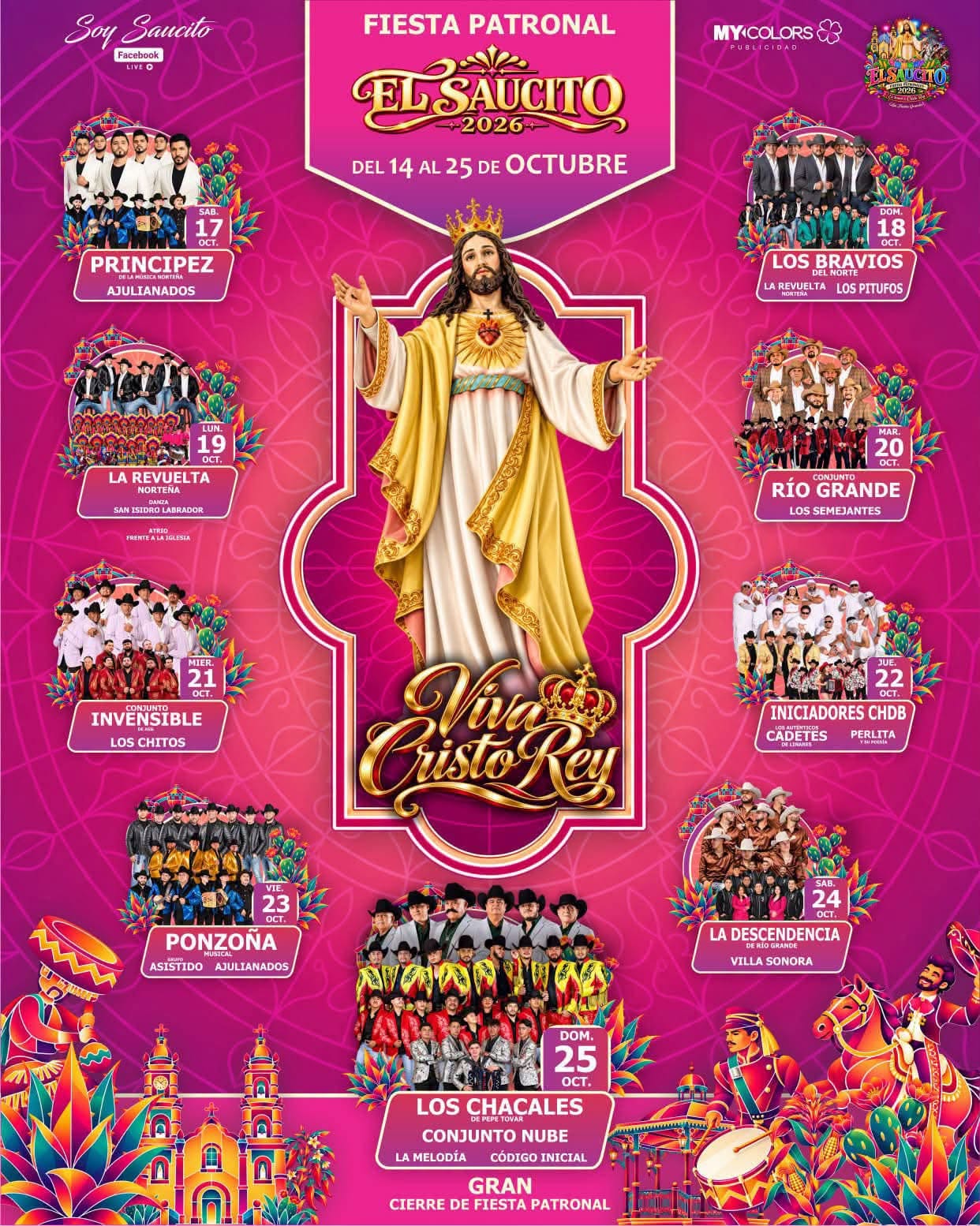 fiesta patronal el saucito 2026