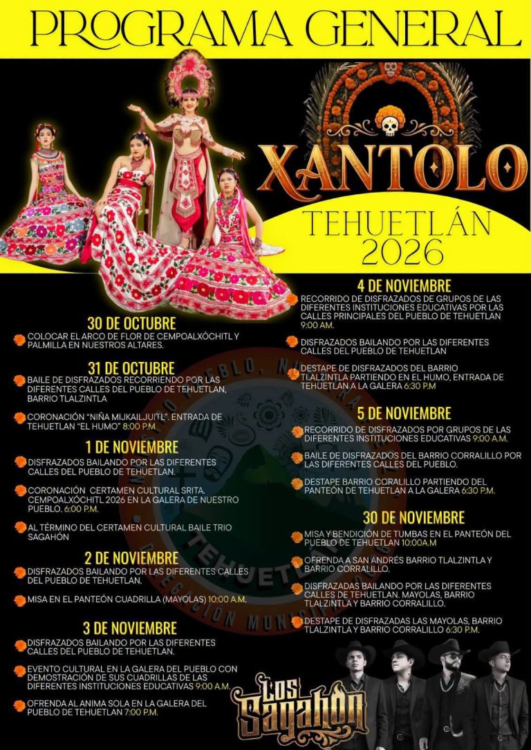 xantolo tehuetlán 2026
